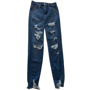 American eagle ripped jeans